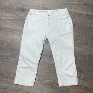 Carhartt White Ankle & Cropped Jeans